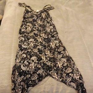BIack and White Paisley Sundress